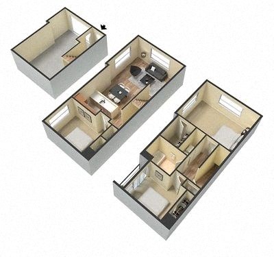 The Douglas Apartments Pettygrove Floor Plan